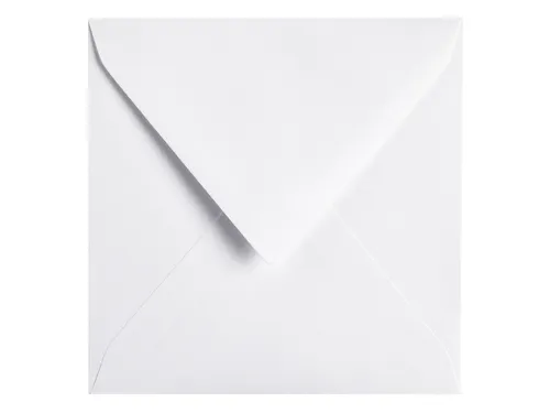 Envelop Papicolor 140x140mm Kraft wit Gegomd