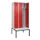 locker met bank,voor scheiding van kleding,HxBxD 2120x900x815mm,3vak