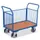 Platformwagen 500kg Laadvlak 1230x800mm 3 Gaaswanden Ral 5010 Beuken