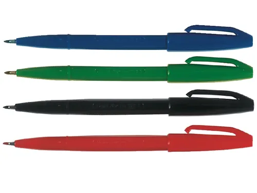 Fineliner Pentel Signpen S520 medium zwart