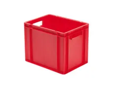 Euronorm-stapelbak 29l 320x400x300mm Wanden/bodem Gesloten Rood