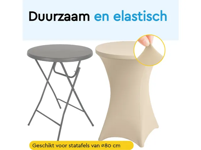 BRASQ Statafelrok Goud 80cm