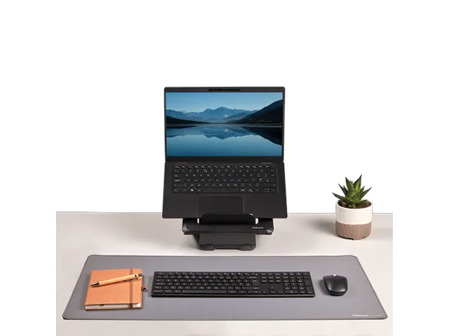 Bureau-onderlegger Fellowes Breyta grijs 80x40cm