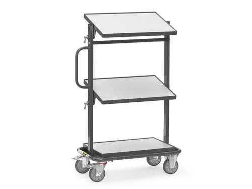 Fetra ESD Bijzetwagen 92911 200kg 605x405mm 3 etages met bodem