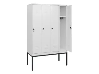locker,HxBxD 1950x1200x500mm,4vak,vak B 300mm,draaigrendel - 2