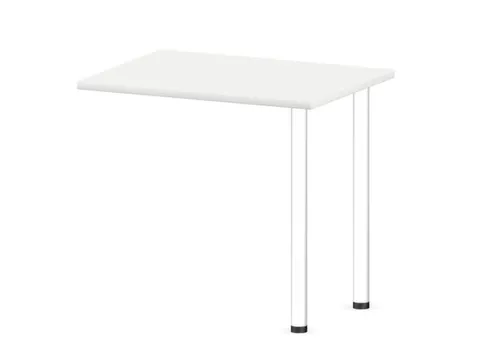 aanbouwtafel,i.h.v.,HxBxD 720-840x800x600mm,Bl-wit