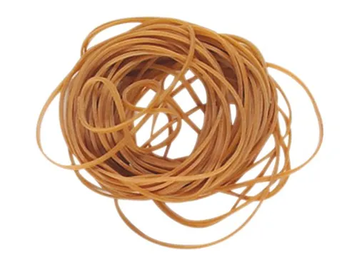 Elastiek Standard Rubber Bands 18 80x1.5mm 50gr 160 stuks bruin