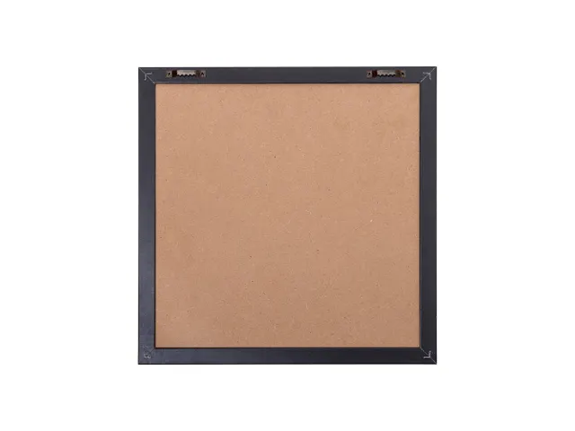 Letterbord Zwart 30x30cm met Zwarte Lijst