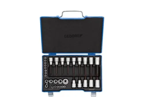 GEDORE 19 TX 20 Schroevendraaierset 1/2 inch+1/4 inch 34-delig TX