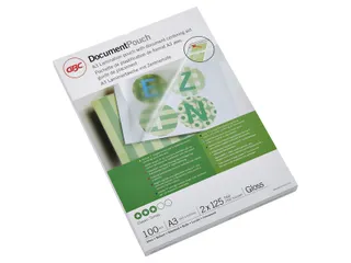 Lamineerhoes Gbc A3 125 Micron glanzend - 1