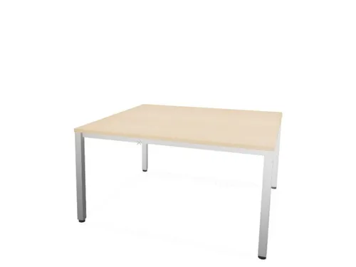 vergadertafel,HxBxD 740x1400x1400mm,hoekig,NE-esdoorn