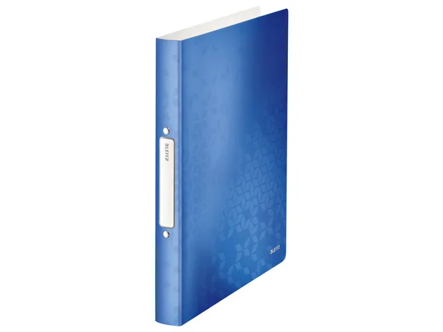 Ringband Leitz WOW A4 2-rings O-mech 25mm PP blauw