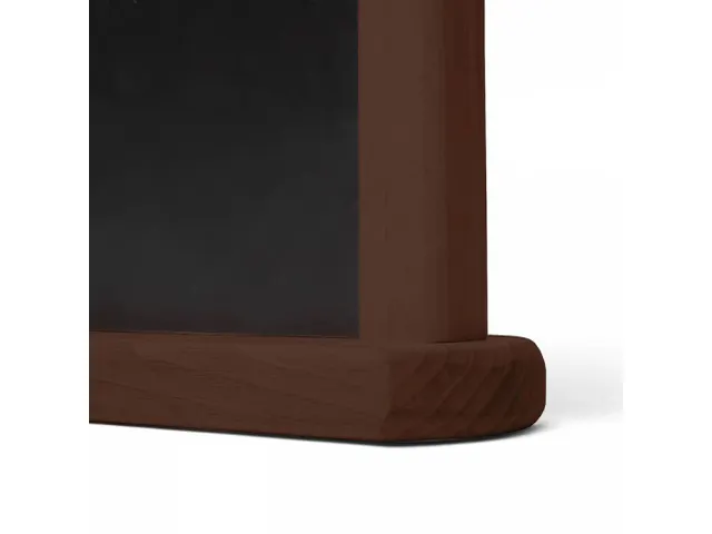 Ardoise de table A4 Support marron foncé