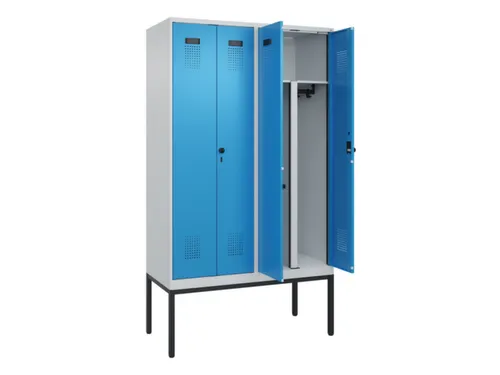 PBM-locker,HxBxD 2120x1200x500mm,4vak,vak B 300mm,draaigrendel