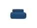 Poefmodule Rocada Volga-C 100x62x92cm vierkant blauw