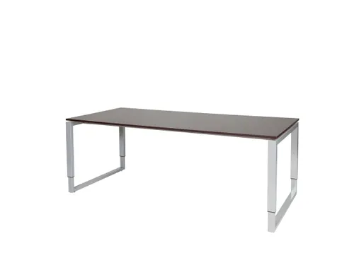 Domino Plus Bureau Hoogte Verstelbaar 2000x900mm Logan Eiken Alu