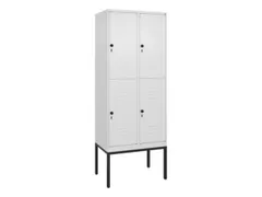 dubbeldekse locker,HxBxD 2120x800x500mm,2x2vak.,vak B 400mm