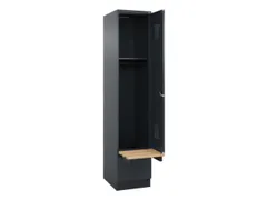 locker met bank,HxBxD 1950x400x815mm,1vak,vak B 400mm,cilinderslot