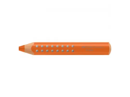Kleurpotlood Faber-Castell Grippy XXL Jumbo Worteloranje.