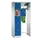 personeelsgarderobe draaigr. 1950x850x500mm 1x5 vakken 400mm RAL5010