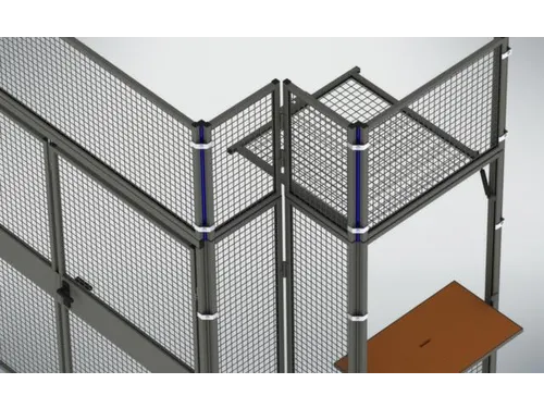 opzetelement v. hoekpaal,v. scheidingswandsysteem,H 750mm,RAL5002