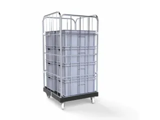 rolcontainer,draagverm. 500kg,laadvl. LxB 803x664mm - 4