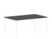 In hoogte verstelbaar bureau,HxBxD 720-840x1600x1000mm,MS-donkergrijs