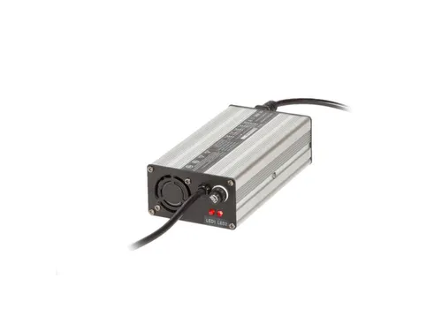 Elektrische kruiwagen,90l,HxBxD 870x625x1430mm,HDPE-bak,rood,aluminium