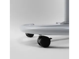 Mobiele Flipchart Vario met ronde stalen voet en wielen - 6