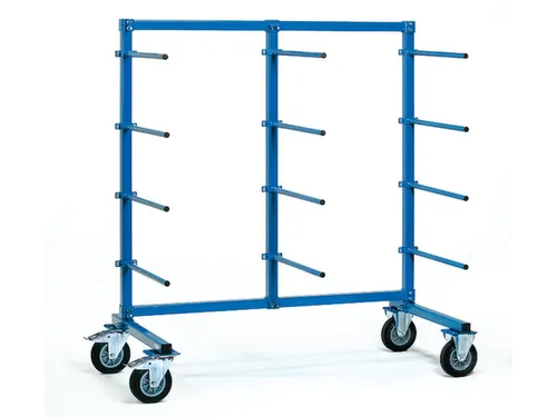 Draagarmwagen 3 Staanders 12 Armen Eenzijdig Draagverm. 500kg