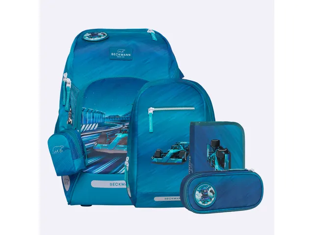 Schooltasset Beckmann Active Air FLX Racing green 6 dlg (Schooltas, gy