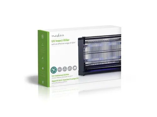 Insectenlamp Nedis electrisch 2x8watt 50M2 zwart