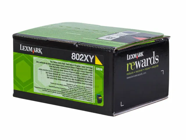 80C2XY0 LEXMARK CX510 toner yellow