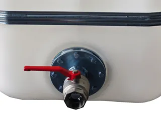 Messing Kogelkraan 2 Met Stalen Tegenflens - 2