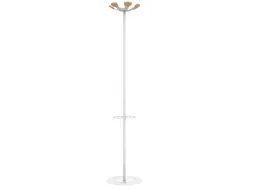Unilux kapstok Aurora Staand Wit Beukenhout 6 haken