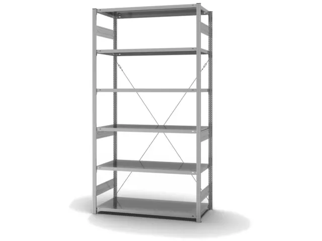 rayonnage modulaire,rayonnage départ,HxlxP 2500x1360x635mm