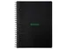 Notitieboek Rhodia Greenbook recycled A4+ lijn Hard Cover Zwart