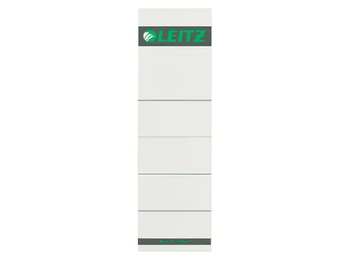 Rug-insteekkaart Leitz breed 57x191mm karton grijs 10 stuks