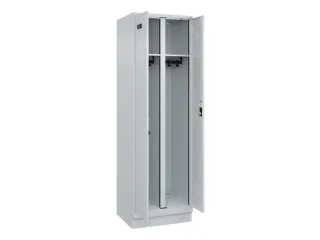locker voor scheiding van kleding,HxBxD 1950x600x500mm,2vak - 1