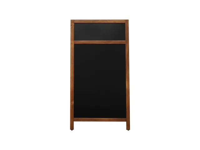 Europel Krijtstoepbord met Topbord 660 x 1280 mm Natural
