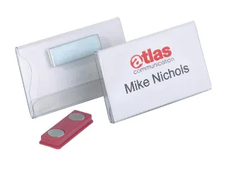Badge Durable 8116 vlak met magneet 40x75mm - 1
