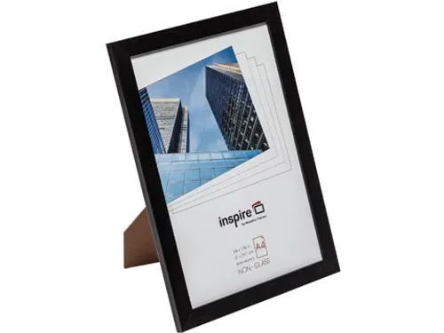 Hampton fotokader Oxford, in 2 cm MDF, zwart, A4