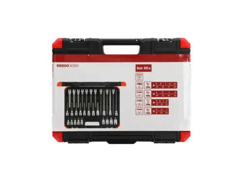 GEDORE R68003030 Schroevendraaierbits 1/2 inch zeskant 30stuks