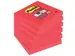 Memoblok 3M Post-it 654-SSPO Super Sticky 76x76mm Poppy Rood