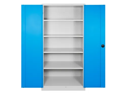 universele kast,HxBxD 1950x920x420mm,4xStalen bodem,duwstangsluiting