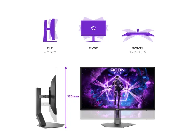AOC AGON AG326UZD2 31,5 inch 4K QD-OLED gaming monitor