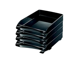 Brievenbak Leitz 5220 Elegant kunststof zwart A4+ - 3