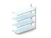 Rayonnage Grande Largeur Suivant Hxlxp 2500X2251X800Mm 4Niveaux Acier