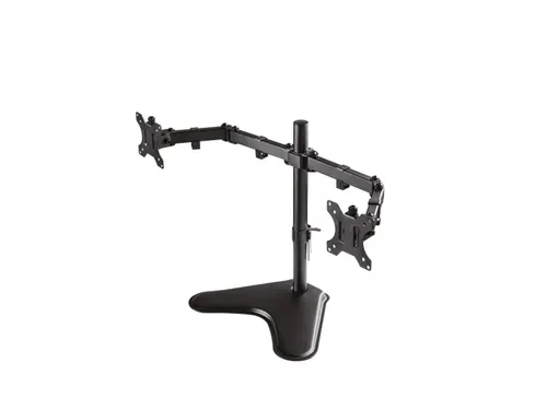 Monitorstandaard FPMAD550DD 2 schermen tot 32 inch met voet Zwart