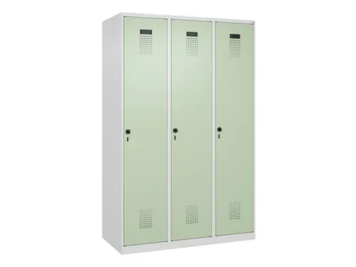 locker,HxBxD 1850x1200x500mm,3vak,vak B 400mm,draaigrendel